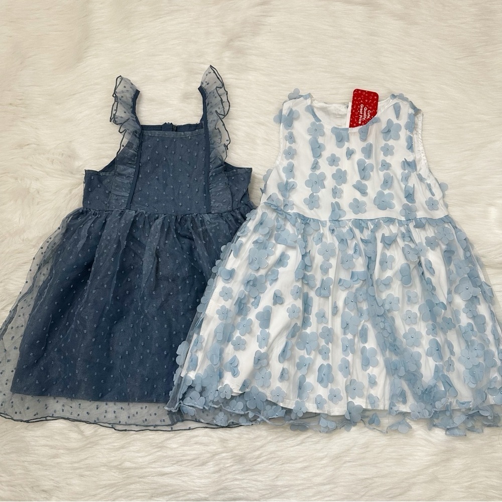 New BUNDLE (2) Girls Toddler Size 5T-6T Formal/ Casual Summer Dress